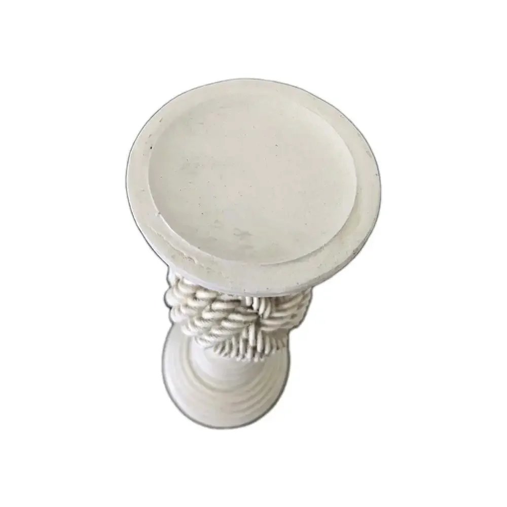 New White Ship Rope Knocks Nautical Sailor Candlestick Candle Holder Decor